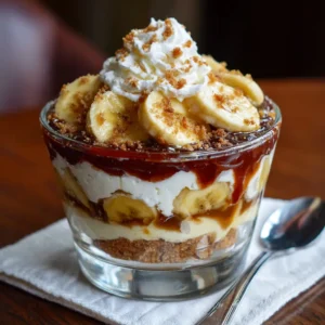 Verrine façon Banoffee Pie