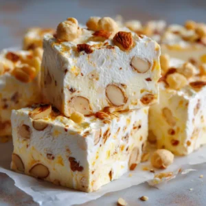 Nougat blanc tendre maison