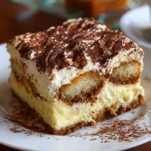 Tiramisu Classique Facile