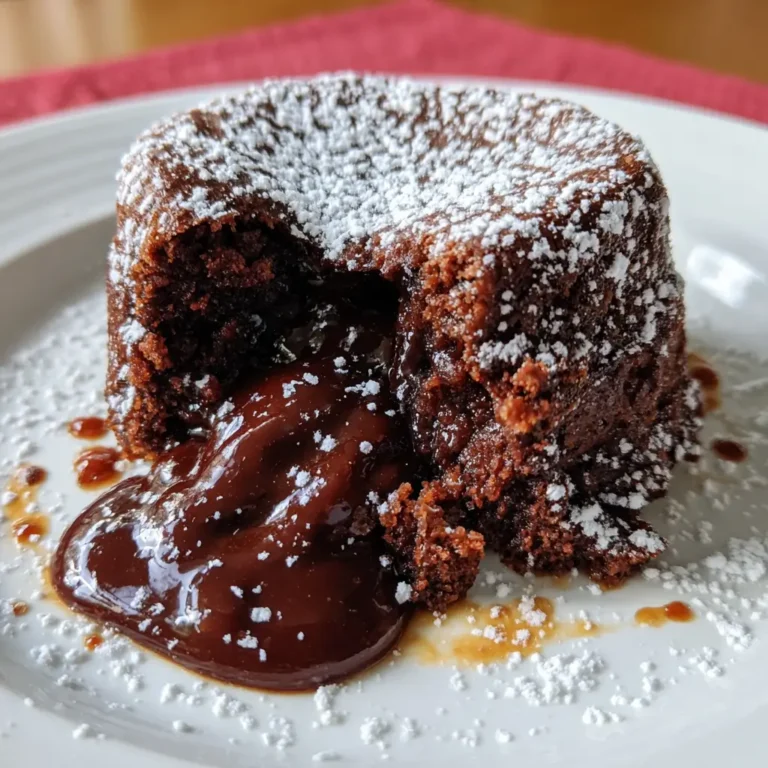 Fondant au chocolat cœur coulant