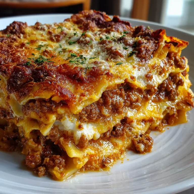 Lasagnes à la bolognaise