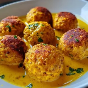 Boulettes de Potimarron et Lentilles : Sauce Curry à la Noix de Muscade