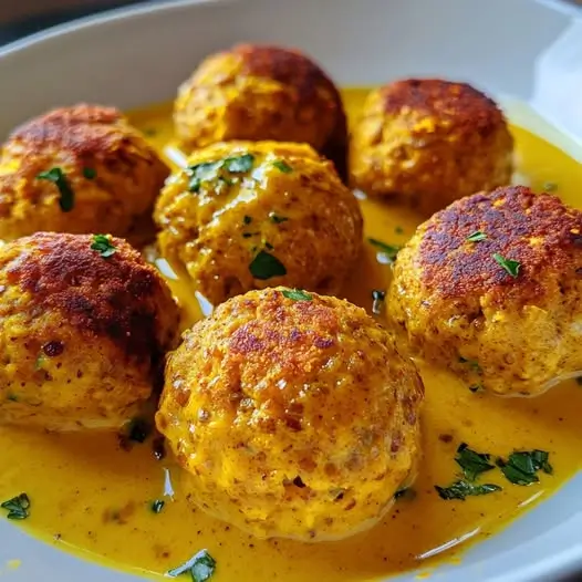 Boulettes de Potimarron et Lentilles : Sauce Curry à la Noix de Muscade