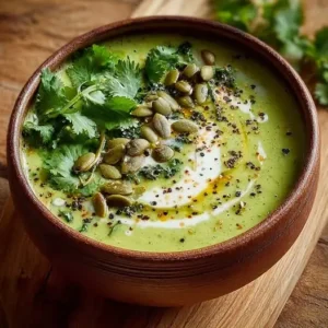 Velouté Brocoli, Lentilles Corail et Gingembre