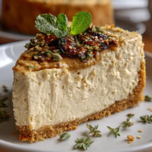 Cheesecake Aubergine & Tahini