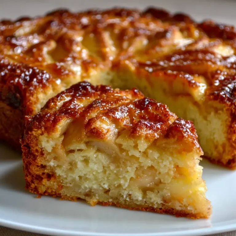 Gâteau aux pommes rapide