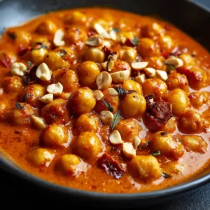 Curry de Pois Chiches, Tomate et Cacahuète