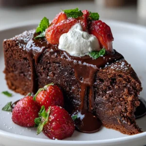 Moelleux Chocolat Sans Farine