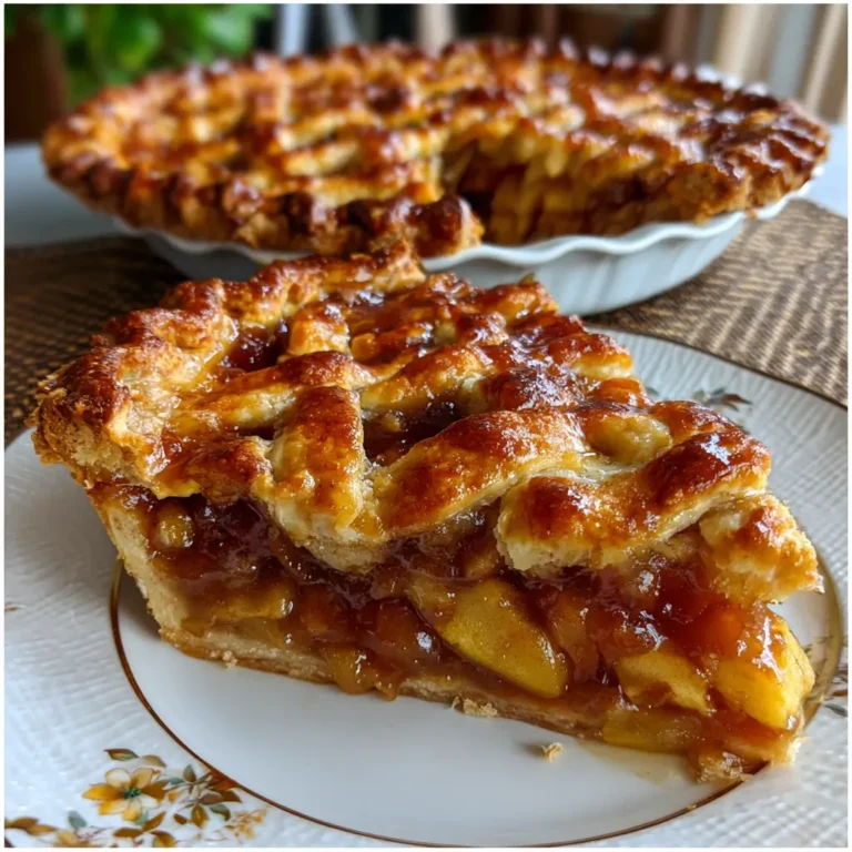 Tarte aux pommes caramélisées maison