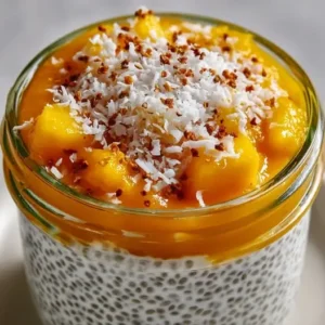 Pudding Chia, Mangue et Coco
