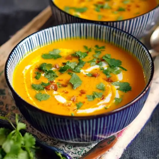 Velouté Carotte, Coco et Curcuma