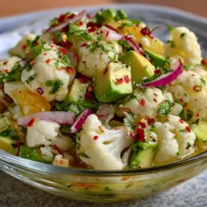 Ceviche de Chou-Fleur Croquant & Citron Bergamote