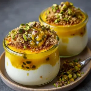 Petits Pots Citron, Pistache et Mangue