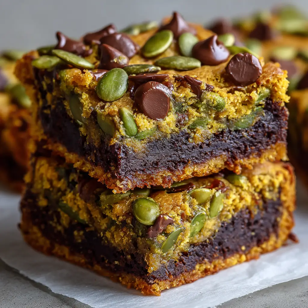 Brookie Fondant Pois Chiches et Croquant Courge