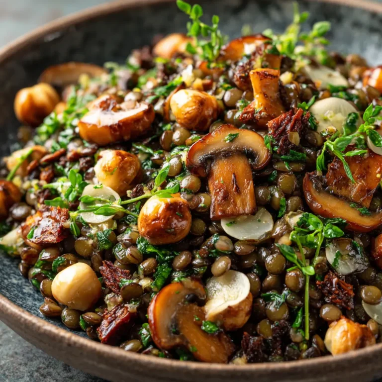 Salade de Lentilles du Puy et Éclats de Noisettes