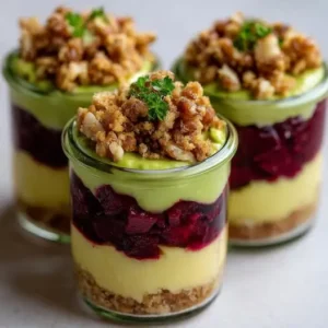 Velouté d'Avocat, Terre de Betterave & Noix Craquantes