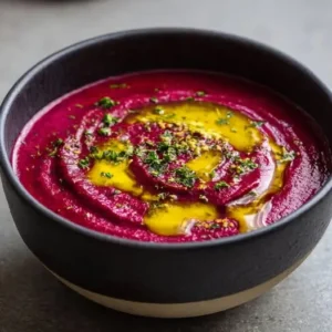 Le Velouté Régénérant : Betterave Terreuse, Onctuosité de l'Avocat et Curcuma