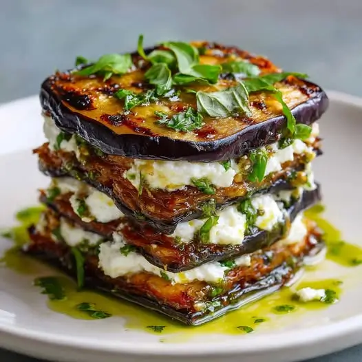 Millefeuille d'Aubergine