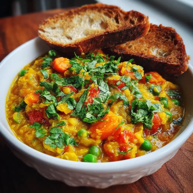 Curry de pois cassés