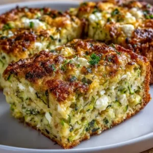 Le Cake Croustillant aux Courgettes et Feta