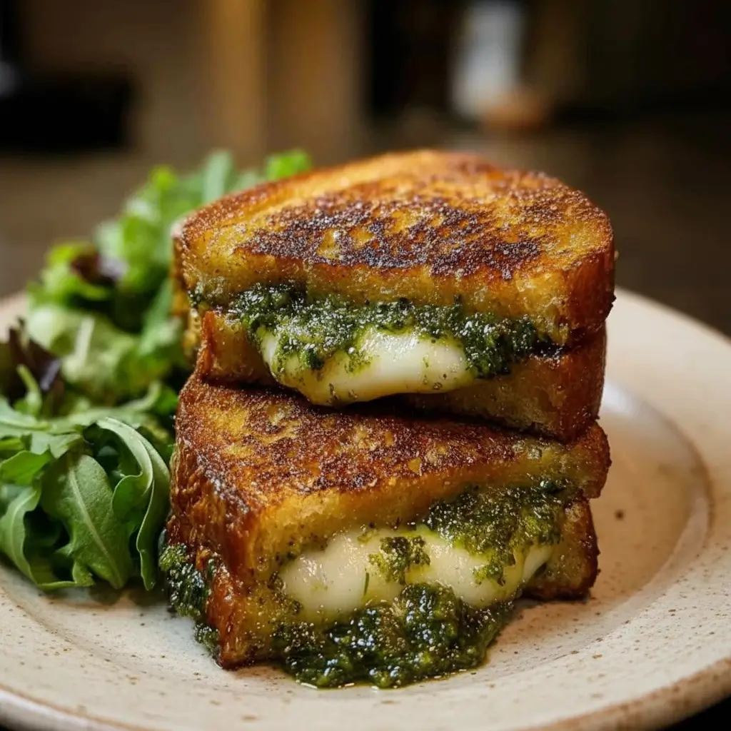 Croque-Monsieur au Chèvre et Pesto