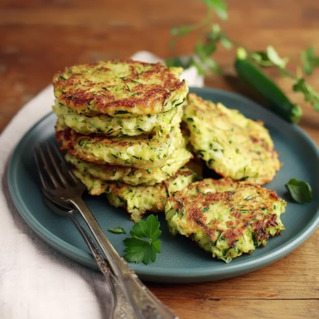 Galettes de Courgettes Râpées