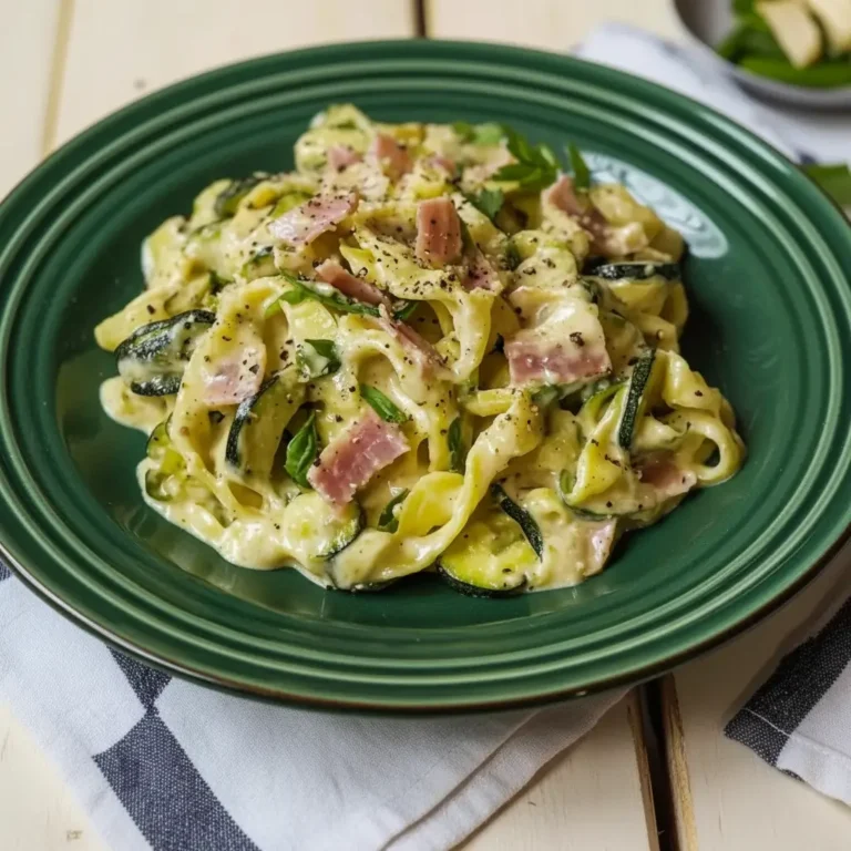 Courgettes Façon Carbonara