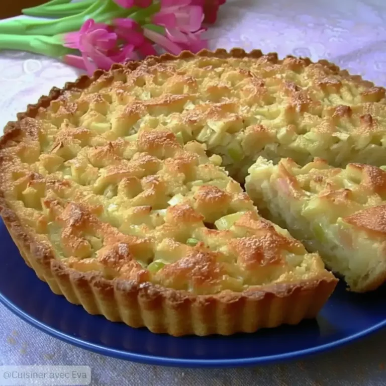 Tarte Amandine à la Rhubarbe