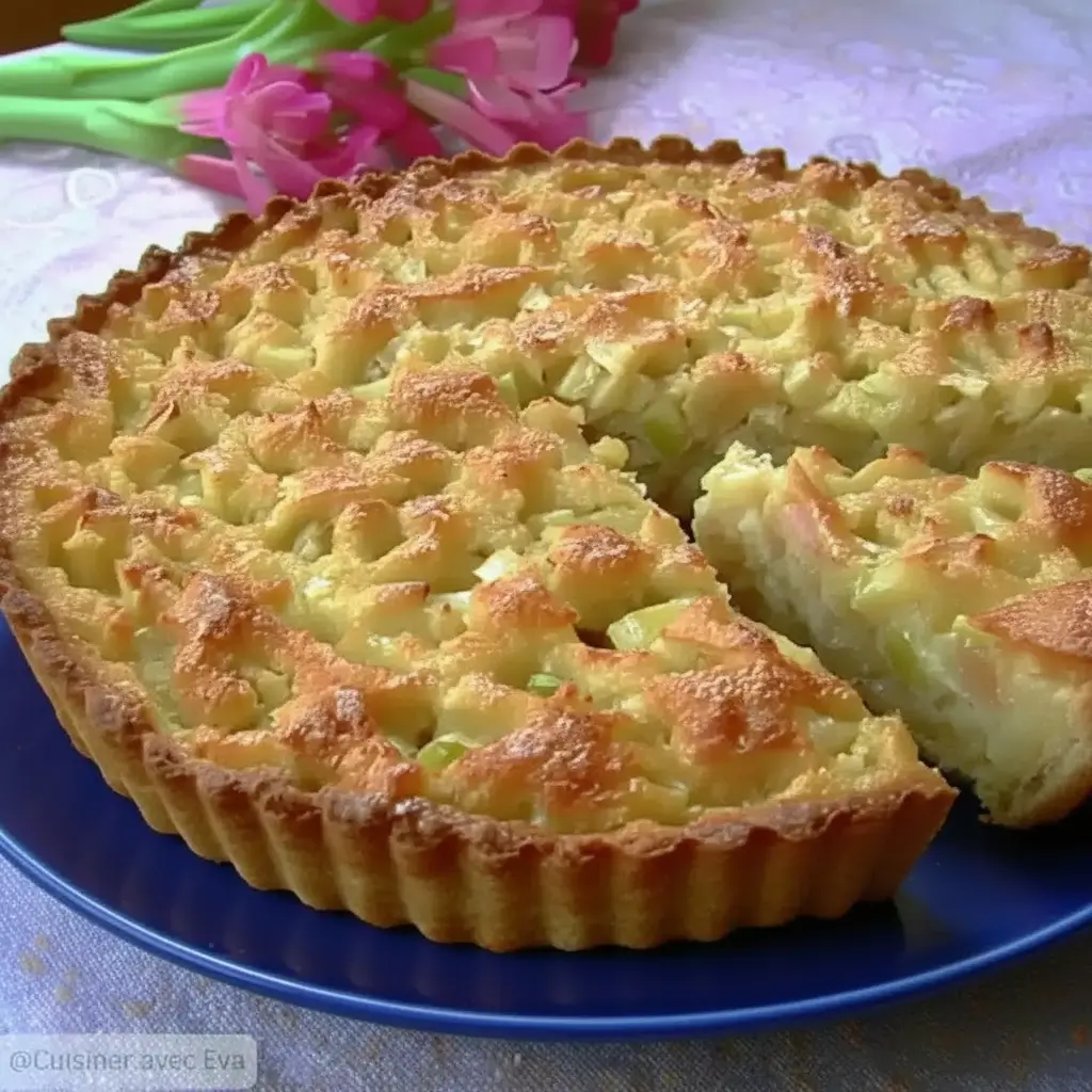 Tarte Amandine à la Rhubarbe