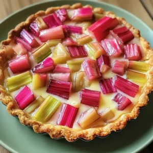 Tarte à la Rhubarbe Facile et Rapide
