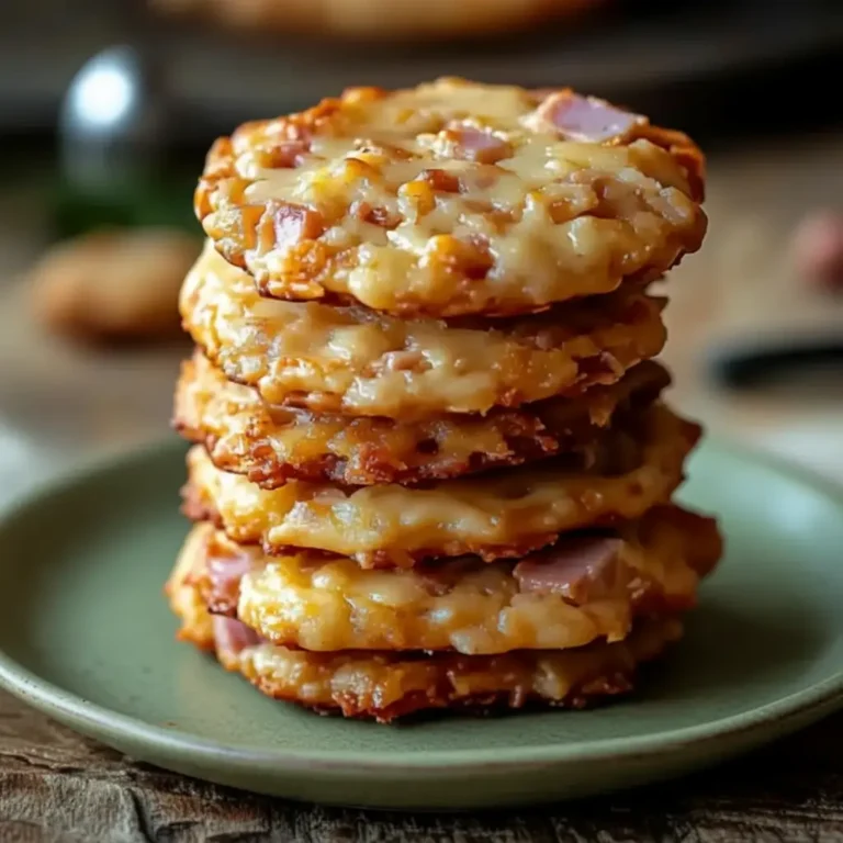 Cookies Salés au Jambon et Fromage