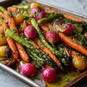 Légumes de Printemps Rôtis