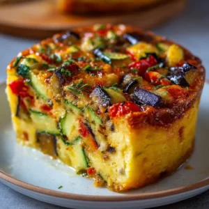 Flan Provençal aux Légumes
