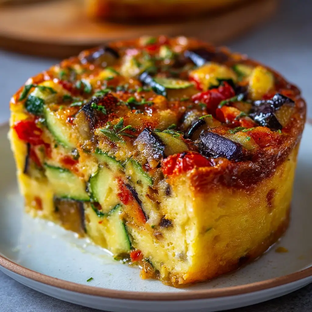 Flan Provençal aux Légumes
