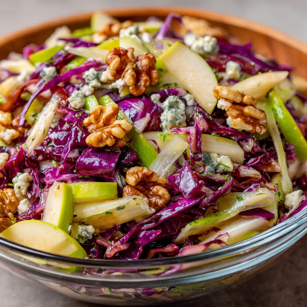 Salade de Chou Rouge et Fenouil au Gorgonzola