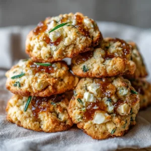 Cookies Salés Chèvre, Miel et Romarin