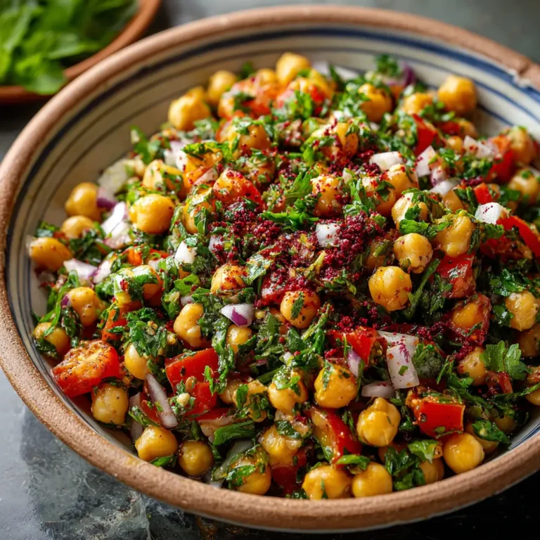 Salade de Pois Chiches Libanaise