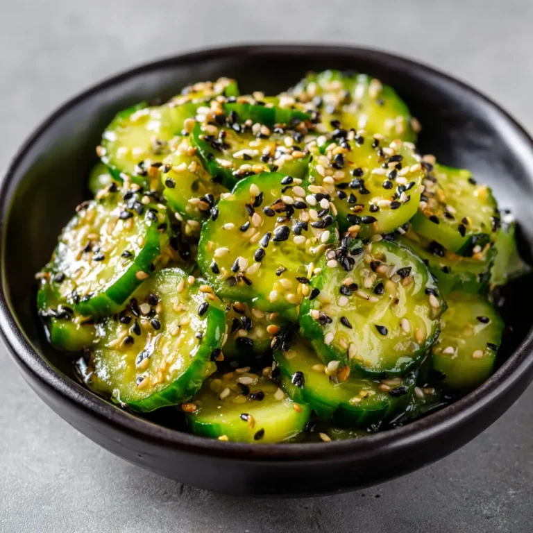 Salade de Concombres au Sésame