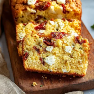 Cake Tomates Séchées et Feta