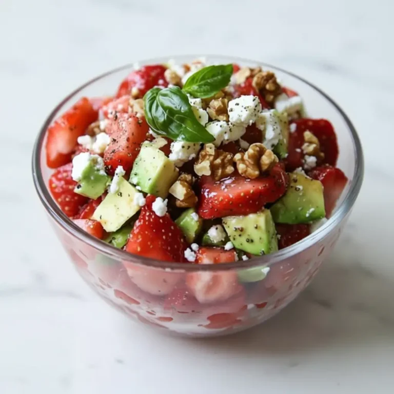 Tartare Fraises et Avocat