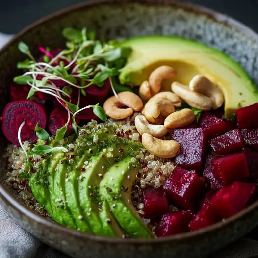Bowl Vitaminé Quinoa Betterave Avocat