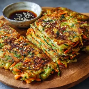 Pancakes Coréens aux Légumes
