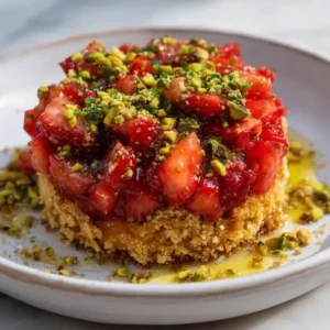 Tartare de Fraises et Pistaches