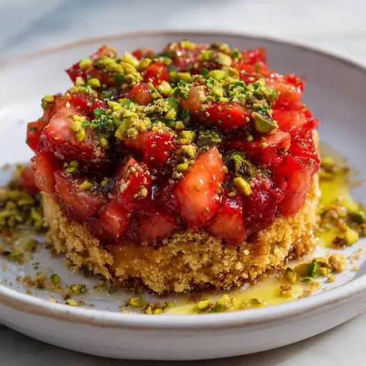 Tartare de Fraises et Pistaches