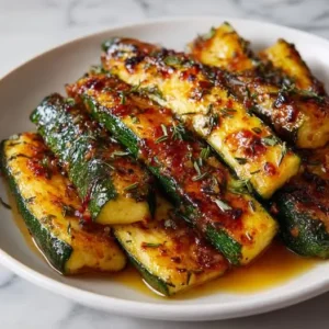 Courgettes Rôties au Miel et Thym