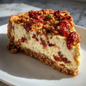 Cheesecake Salé Feta Tomates Séchées