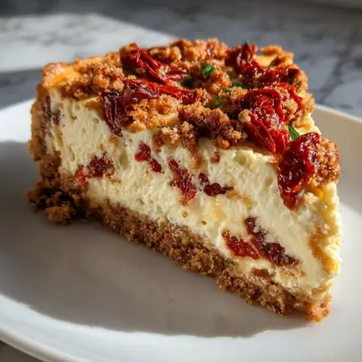 Cheesecake Salé Feta Tomates Séchées