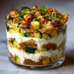 Tiramisu Salé Courgettes et Chèvre
