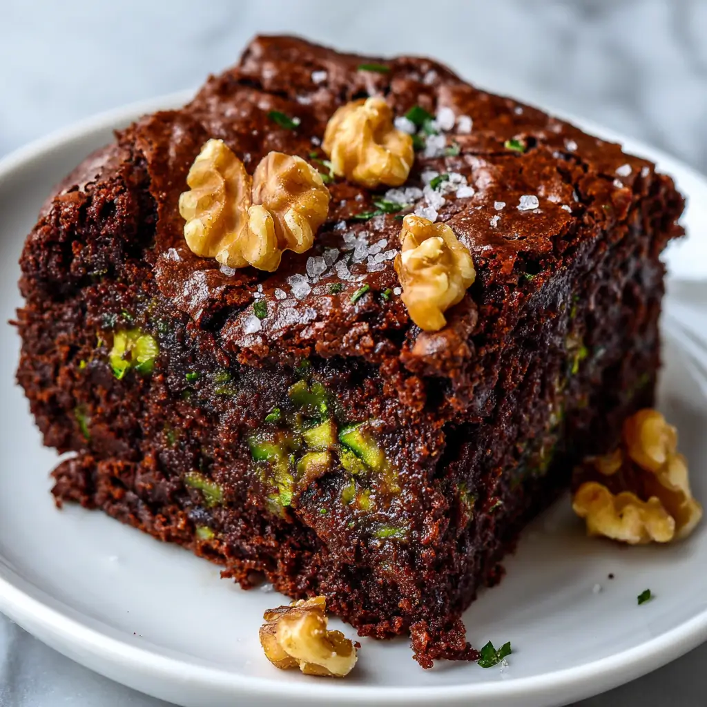 Brownie Salé à la Courgette