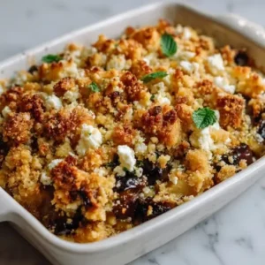 Crumble Aubergines et Feta
